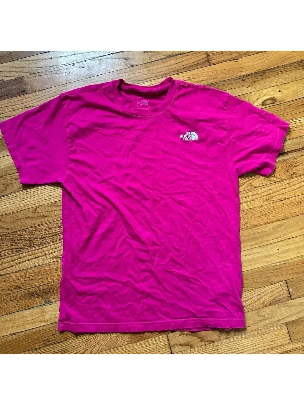 The North Face Men's Unisex Pink Magenta Simple Half Dome T-Shirt Large